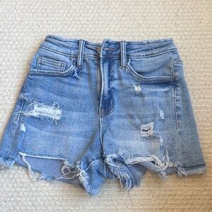 Distressed Denim Women Shorts